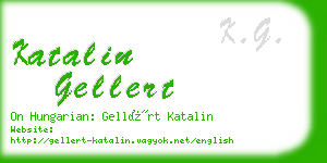 katalin gellert business card